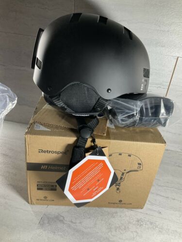 Retrospec Traverse H1 Ski & Snowboard Helmet, Bike/Skate, Matte Black (6922803675319)